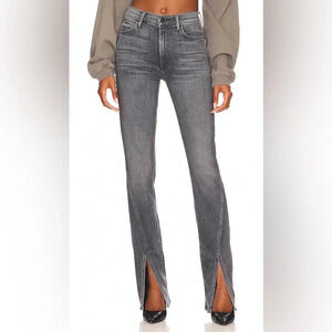 MOTHER Gray Straight Leg Jeans